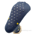 Flauschige Slipper -Socken mit Greifer für Frauen